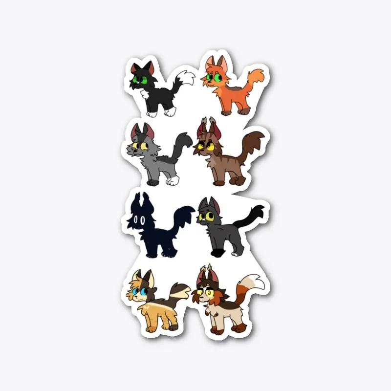 ThunderClan Breathes Salty | Sticker set